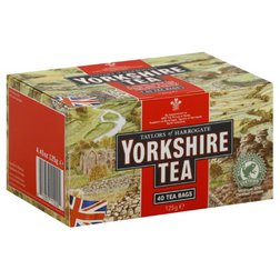 Yorkshire Tea 40 Tea Bags - Černý sáčkový čaj 40ks/125g