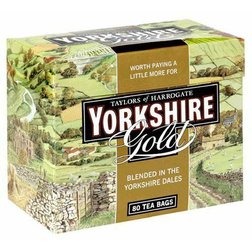Yorkshire Gold Tea 80 Tea Bags - Černý sáčkový čaj Gold 80ks/250g