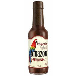 Amazon Chipotle Spicy Sauce - Omáčka z chipotle papriček (mírně pálivá) 155ml