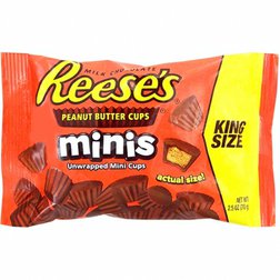 Reese's Peanut Butter Cups Minis King Size  - Arašídové košíčky s polevou 70g
