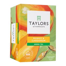 Taylors Mango & Cardamom Green - mango&kardamom ochucený zelený čaj 20 x 1,5g