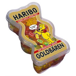 Haribo Goldbären Dose - Želé bonbóny v dóze ve tvaru medvídka 450g