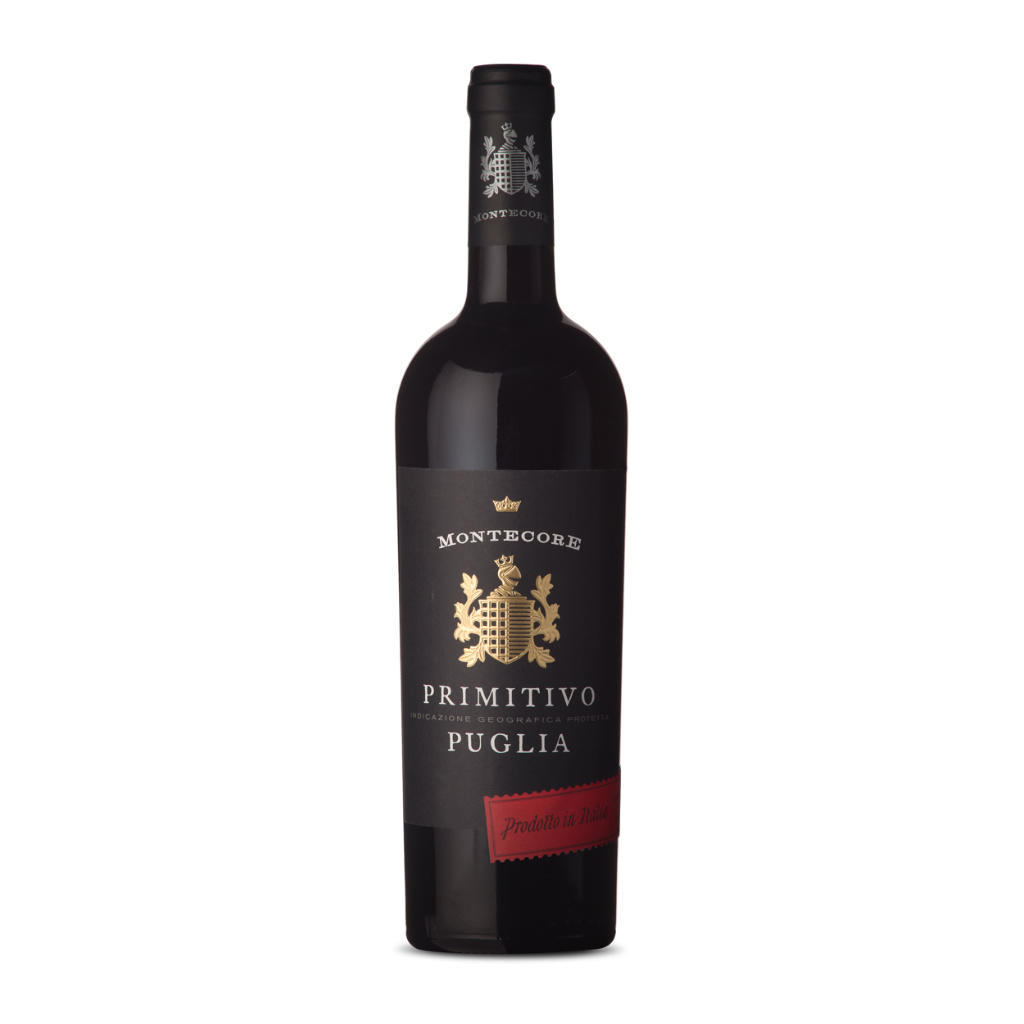 Montecore primitivo puglia - italské suché červené víno 0,75l
