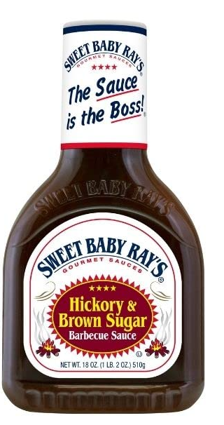 Sweet Baby Ray's Hickory & Brown Sugar - Grilovací omáčka se zauzenou kouřovou vůní 510 g