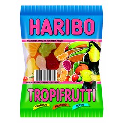 Haribo Troppi Frutti - Želé bonbony tropické ovoce 175g (sáček)
