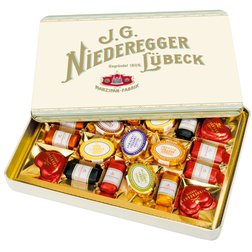 Niederegger Nostalgia plechová dóza s marcipány 298g