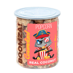 Boomza karamelizovaný popcorn s příchutí kokosu 90g