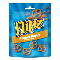 Flipz Mc Vities Peanut Butter preclíky polité polevou s příchutí arašídového másla 90g