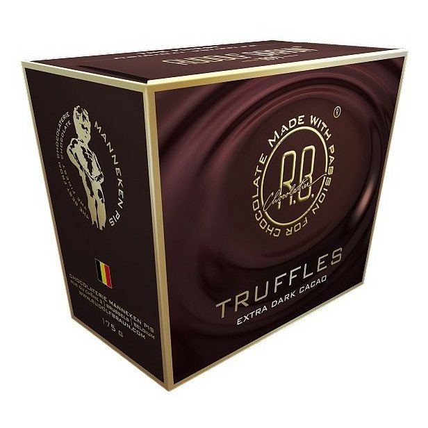 Rudolf Braun Truffles Extra Dark Cacao - Belgické čokoládové lanýže extra hořké 175g.jpg