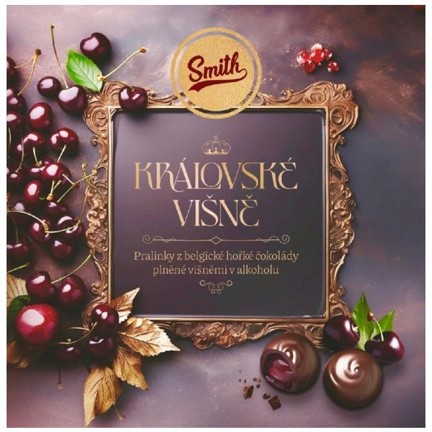 Smith Královské višně s alkoholem v hořké čokoládě 80g.jpg